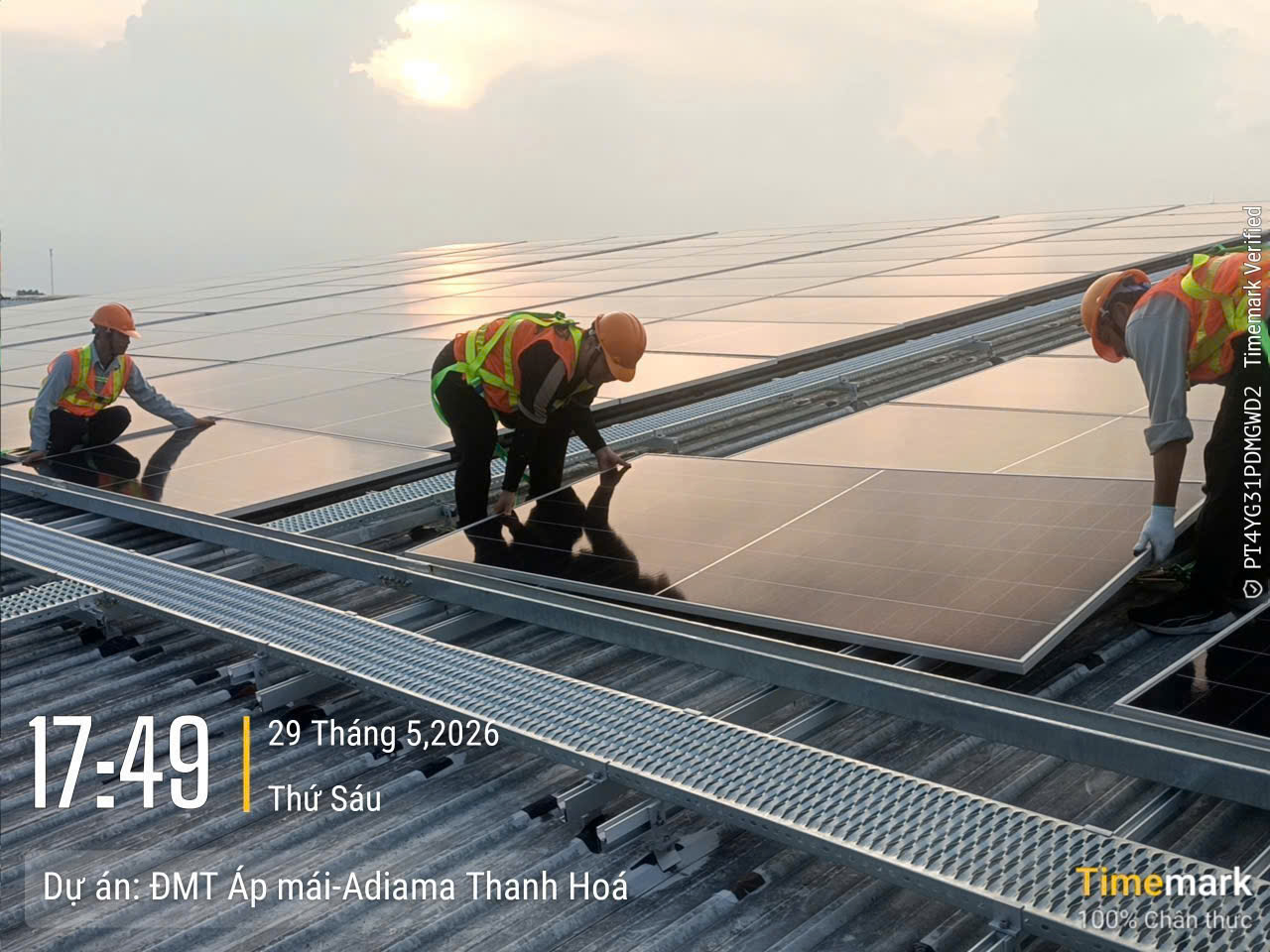 Hình ảnh dự án Adiana 2MWp Triệu Sơn Thanh Hoa