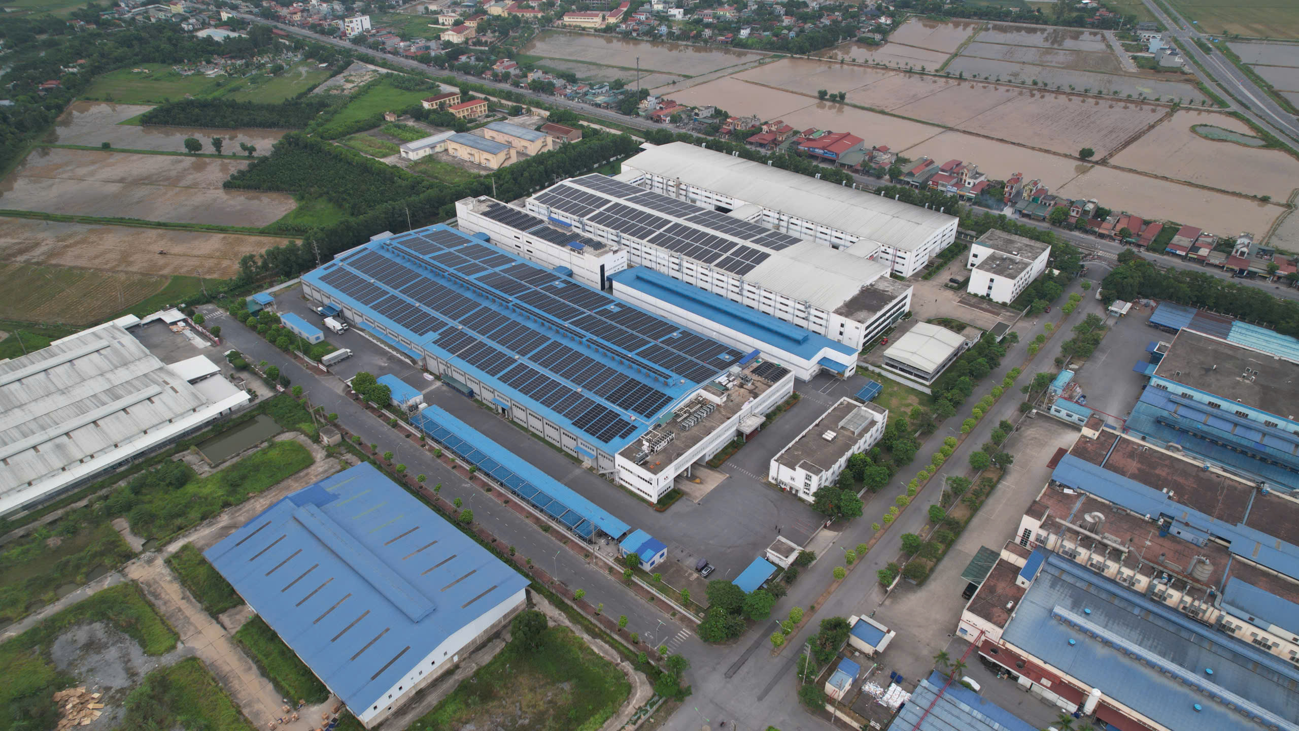Thi công dự án HH Dream 2MWp Binh Luc Ha Nam
