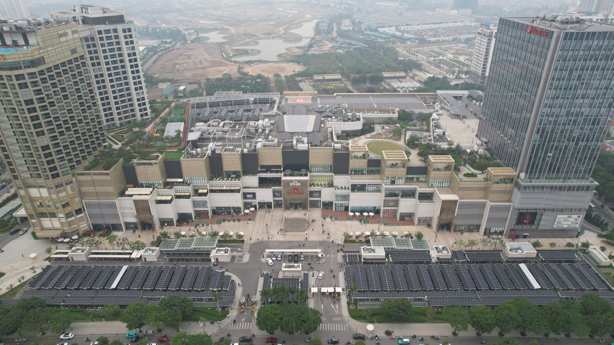 Hình ảnh dự án Lotte Mall Tây Hồ 2MWp