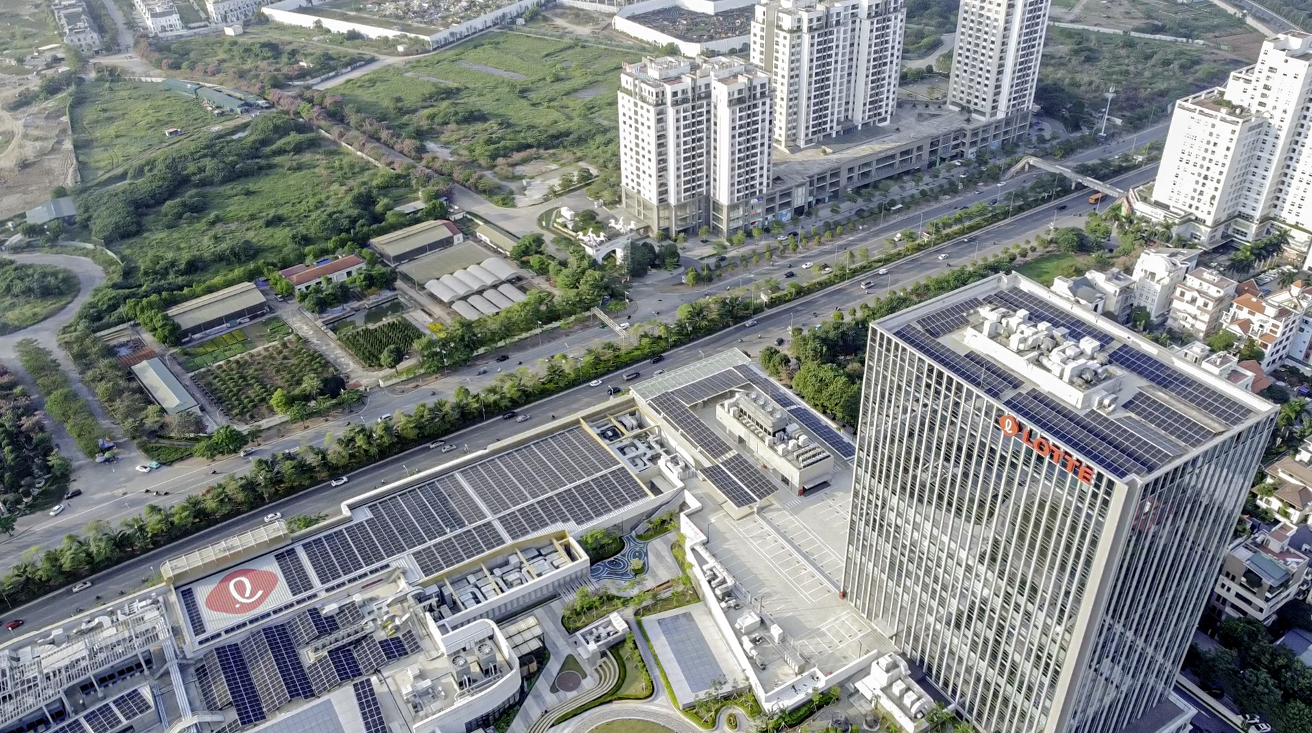 Hình ảnh dự án Lotte Mall Tây Hồ 2MWp