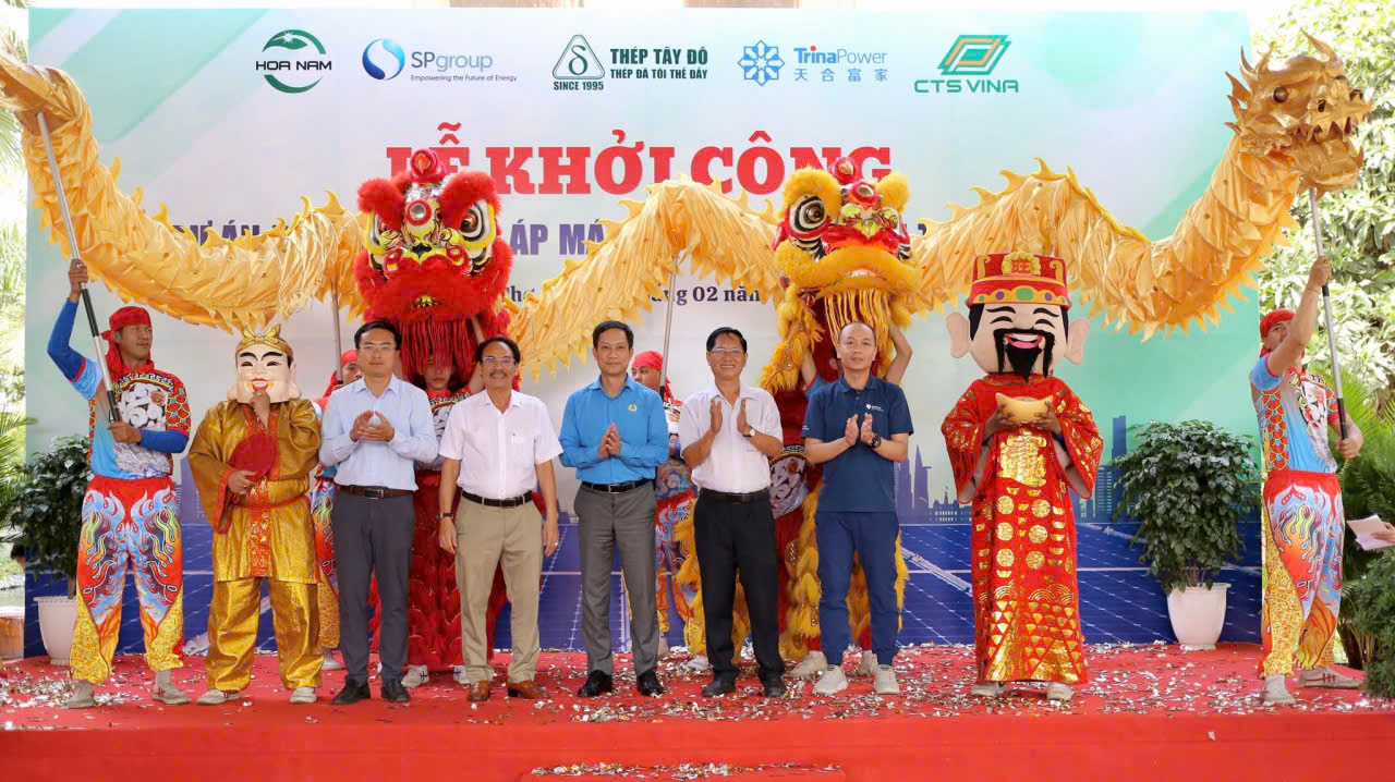 Hình ảnh dự án Thép Tây Đô 1.8 MWp Cần Thơ